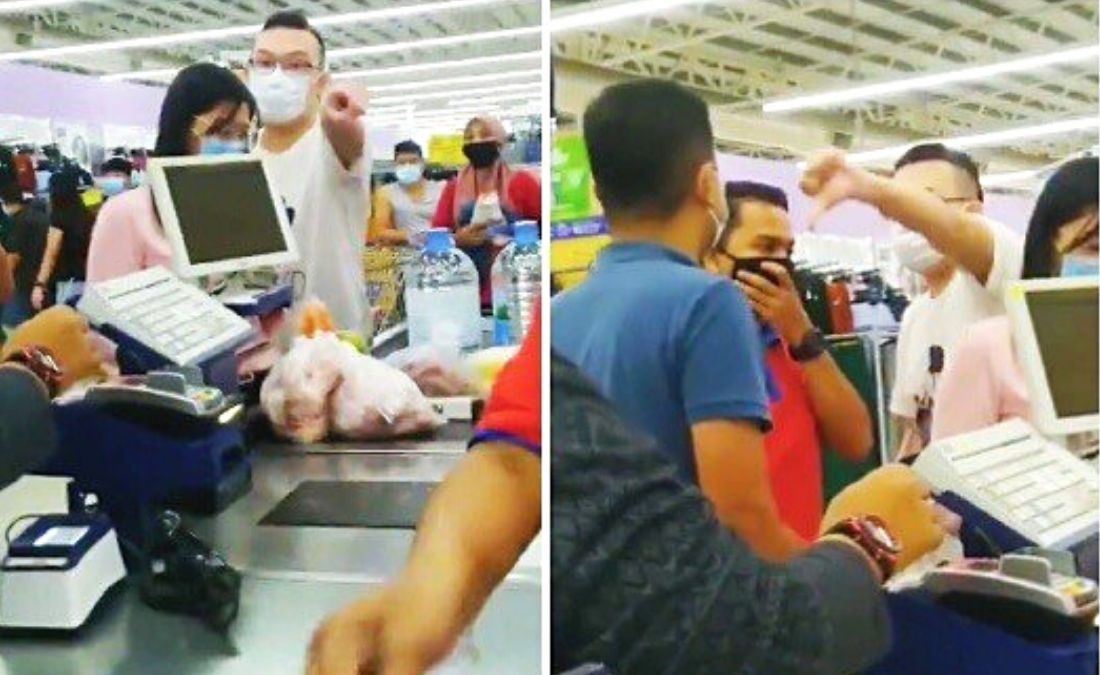 "Melayu Babi Dan Miskin" - Lelaki Cina Mengamuk Nak Bayar Di Kaunter